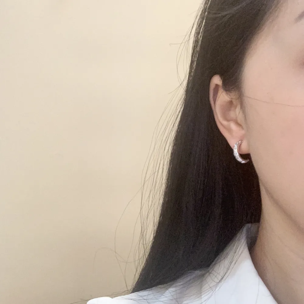 OMZ7269-Metà Cerchio 3.5mm - Orecchini a Lobo - OMZ7269-Metà Cerchio 3.5mm - Orecchini a Lobo