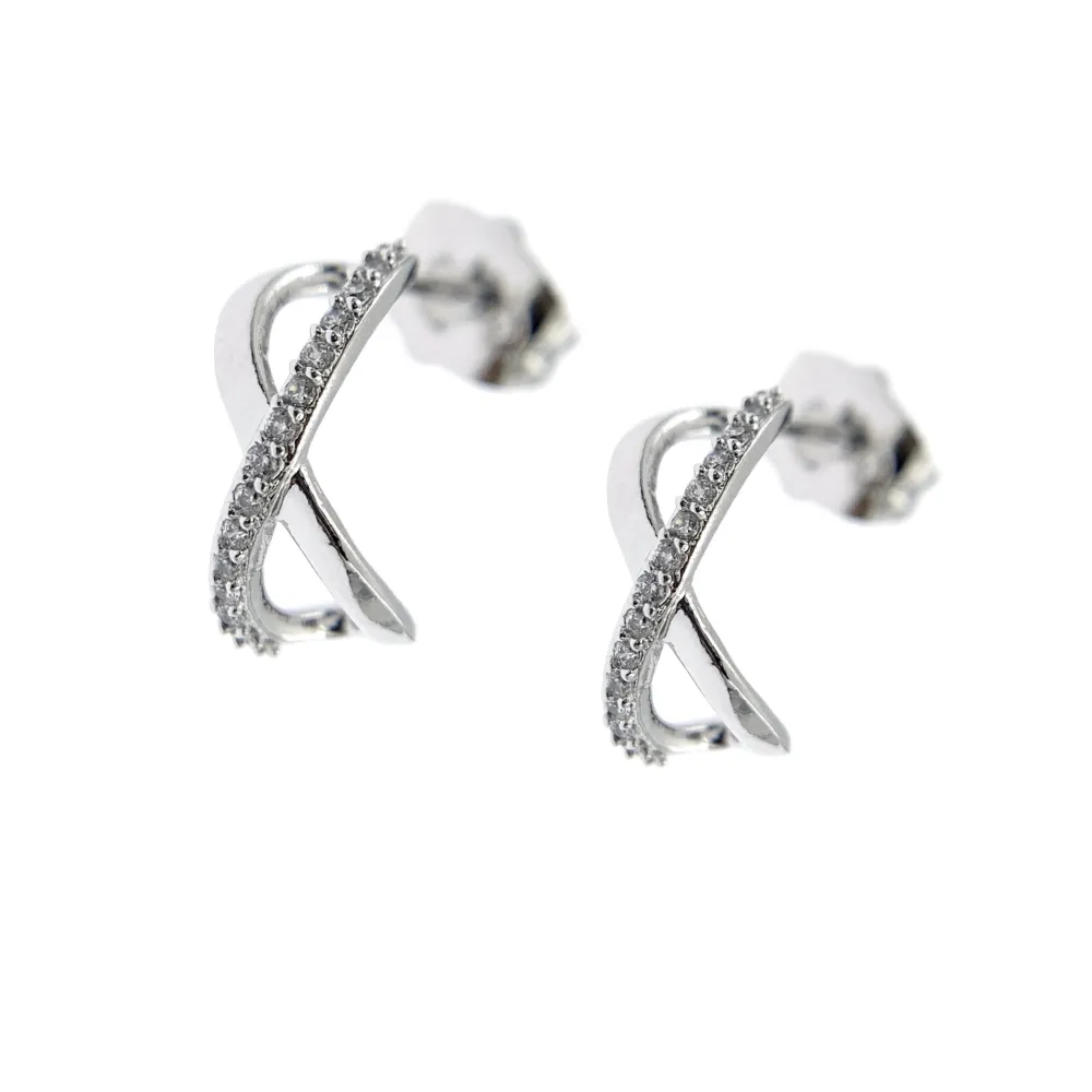 OMZ7271-Infinito - Orecchini a Lobo - OMZ7271-Infinito - Orecchini a Lobo