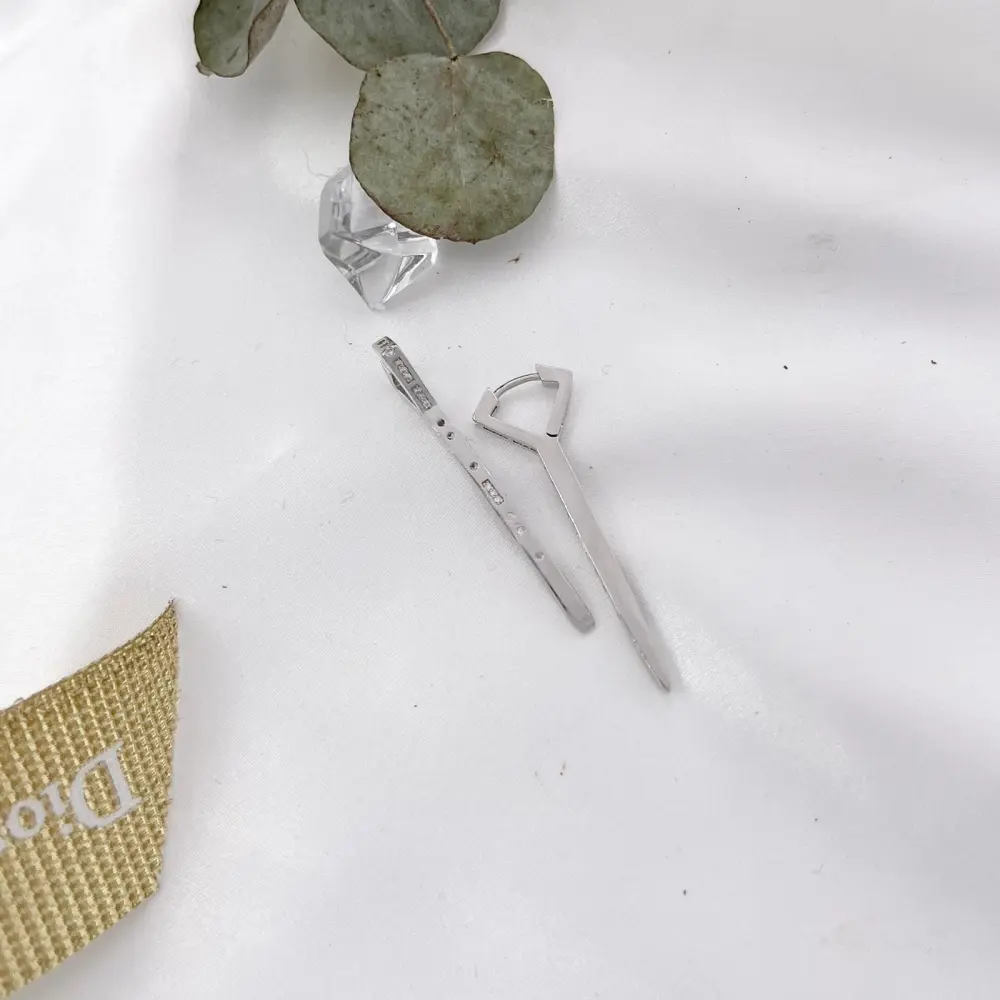 OMZ7641-Chiodo-Orecchini con Cubic Zirconia - OMZ7641-Chiodo-Orecchini con Cubic Zirconia