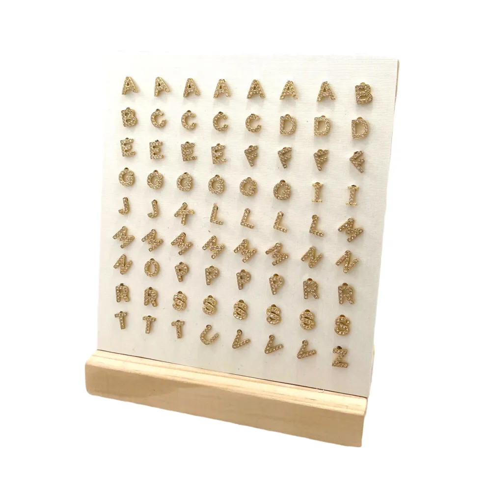 Iniziale-36 Paia Orecchini a lobo in Acciaio - OPA36-103-AA357E