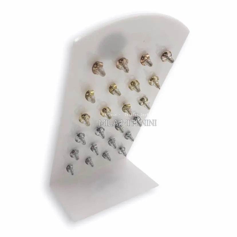 OPA450-210-Bacchetta Magica-12 Paia Orecchini in Acciaio - OPA450-210-Bacchetta Magica-12 Paia Orecchini in Acciaio