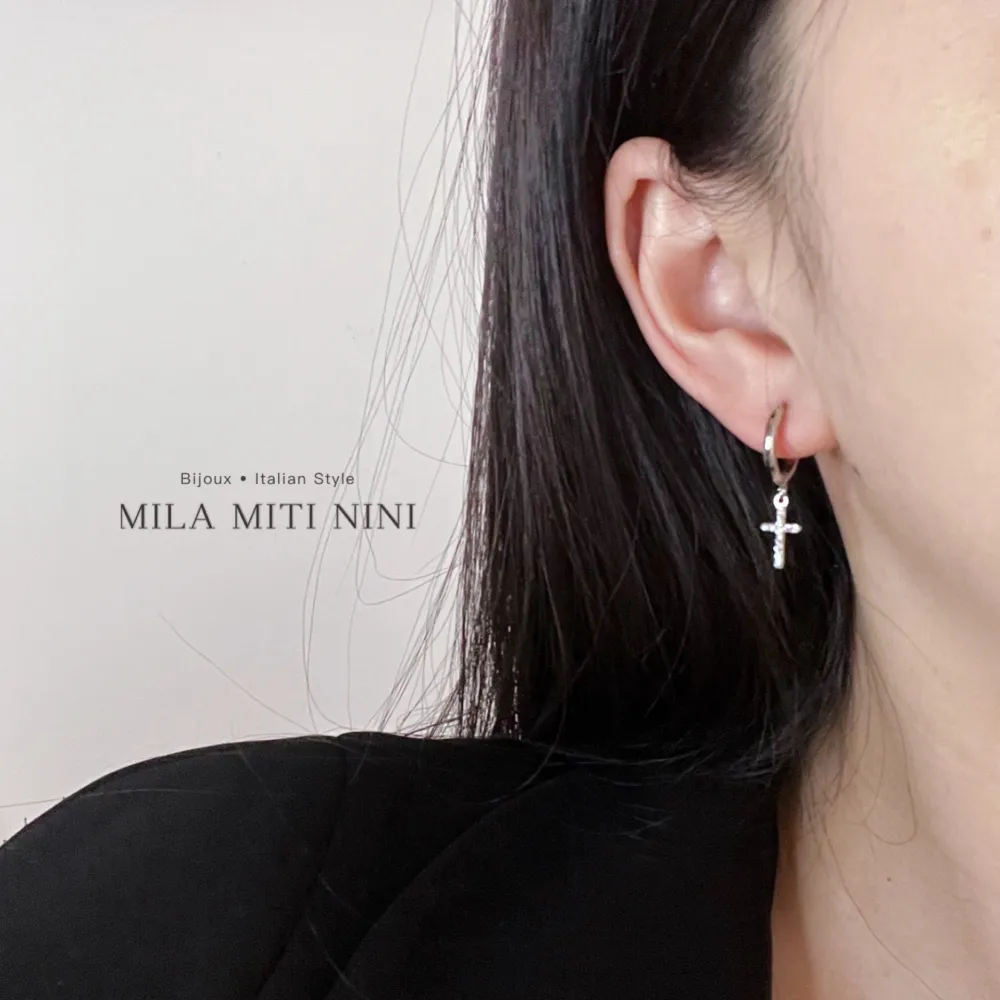 Mix Pendenti con Strass-12Paia Orecchini in Acciaio - OPA-450-356-516