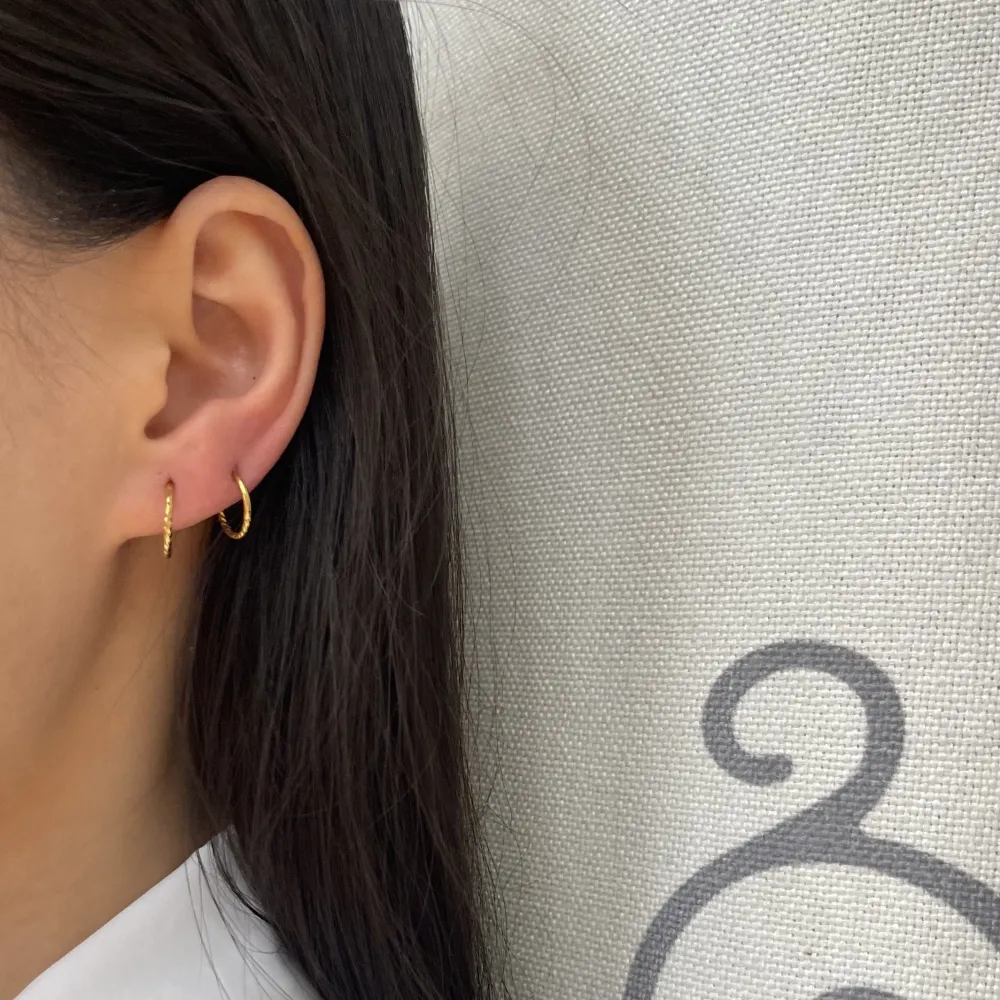 Cerchio Torchon 1.2xMix -12paia Orecchini in Acciaio - OPA-450-631 1.2xMix