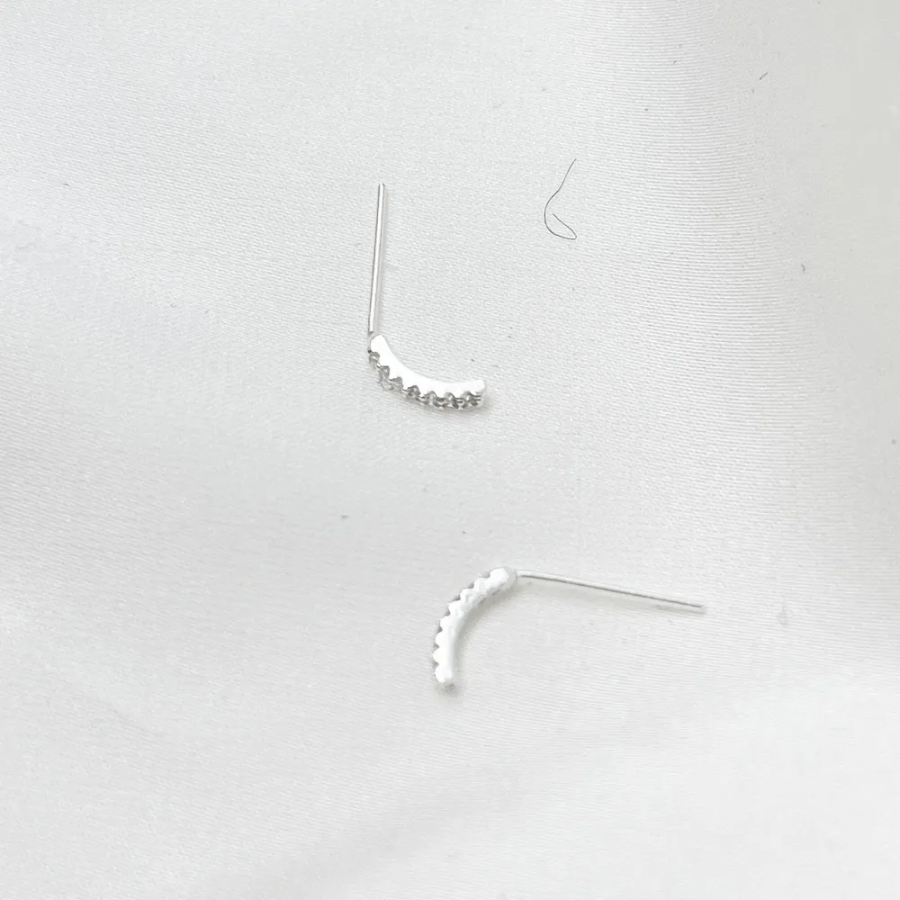 Nasini Mezzuna con Strass -30pz Orecchini per Naso - PCA-216-105