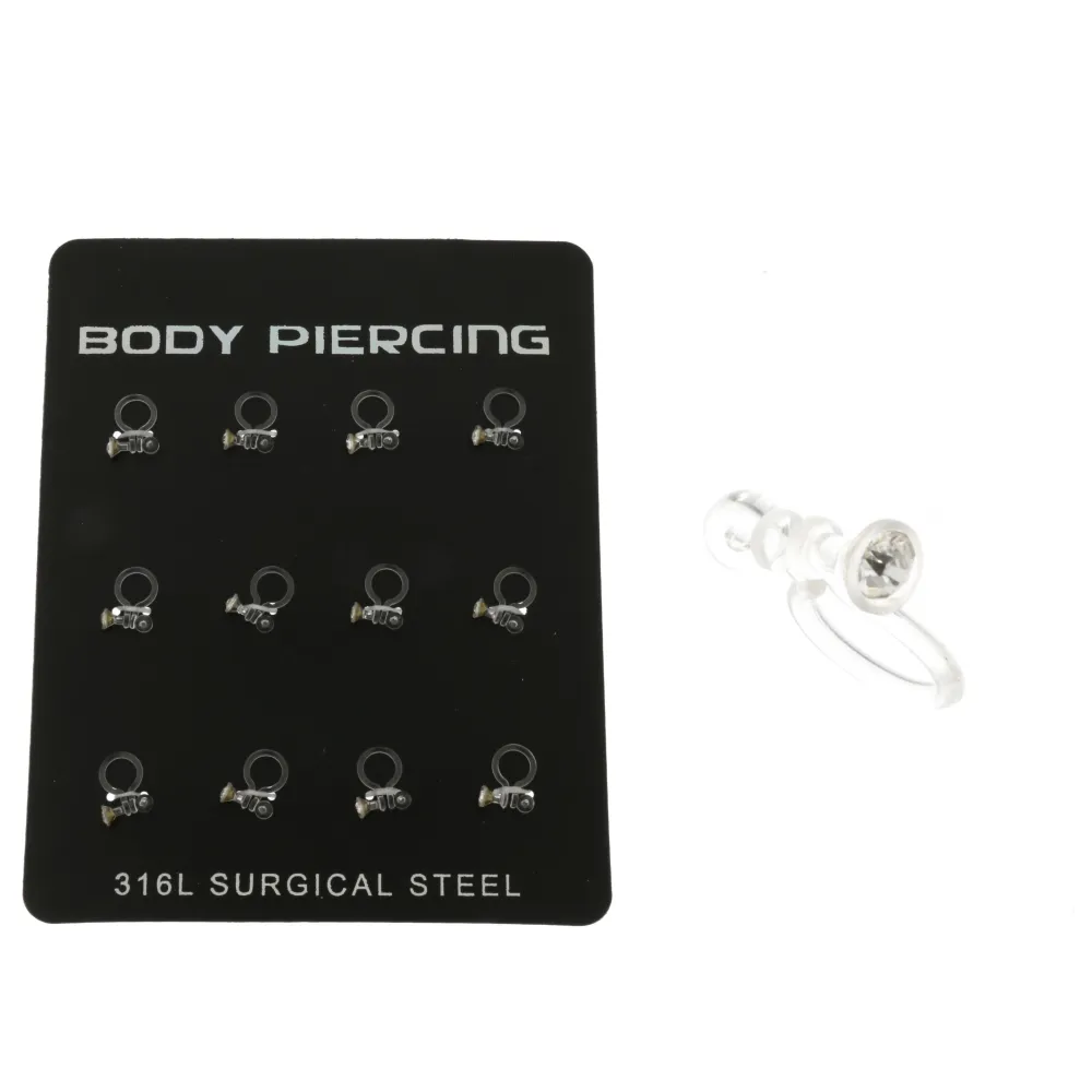 Trasparente e P.luce 4005 - in Acciaio - PCP4005-Trasparente e P.luce- Piercing
