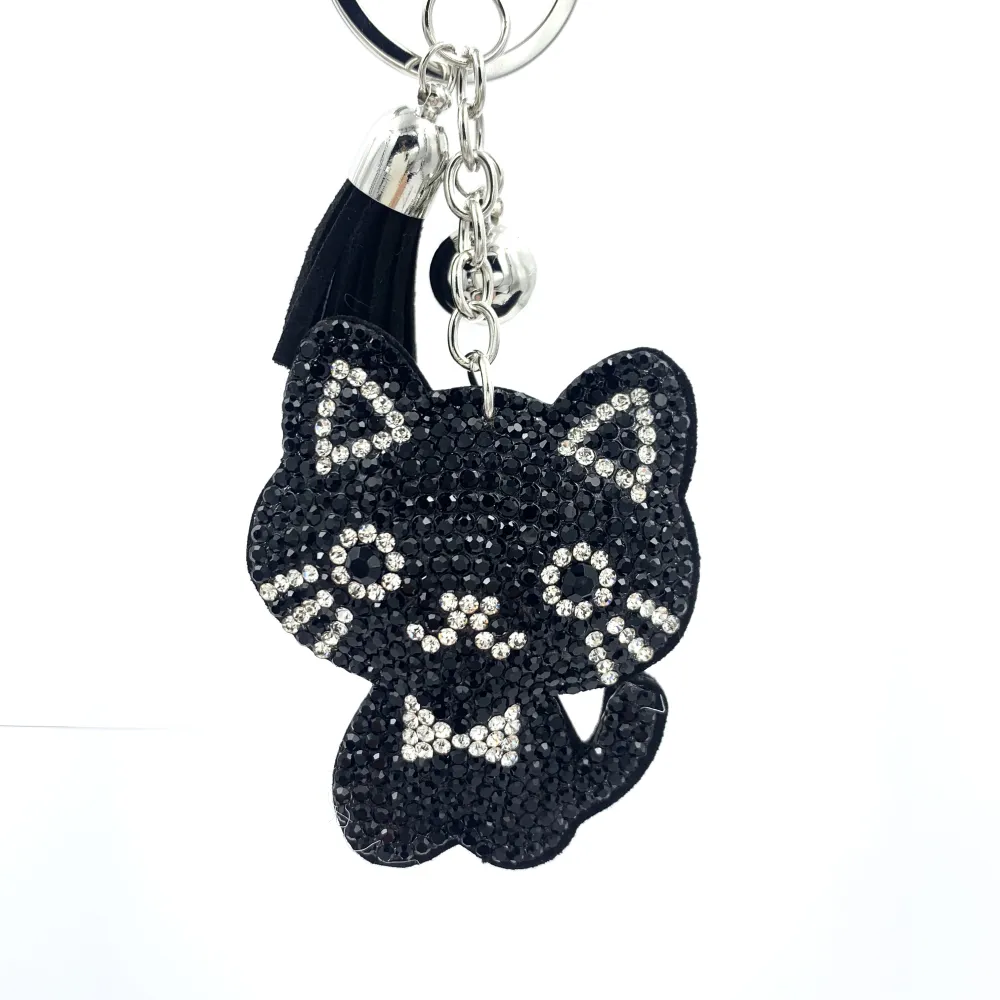 PKS7105-Gatto Misto- 12 Pz Portachiavi in Similpelle - PKM-146-158