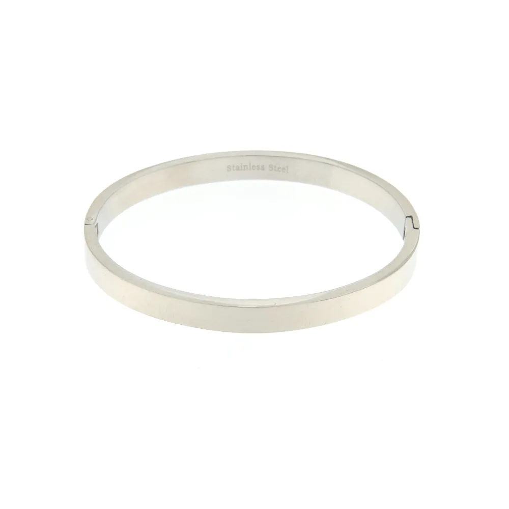 SBAR Liscio 1461 - Bracciale Rigido Acciaio - SBAR Liscio 1461 - Bracciale Rigido Acciaio