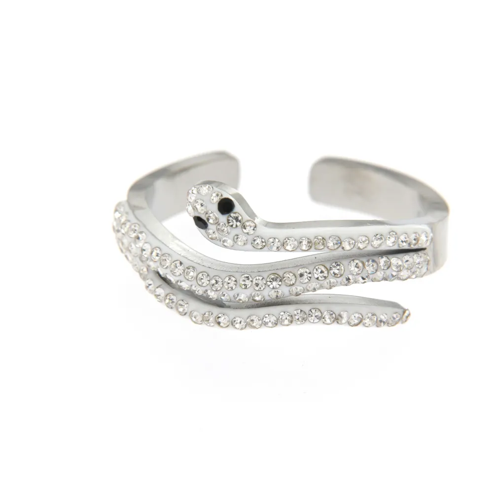 Serpente 3139 - Anello Regolabile in Acciaio - Serpente 3139 - Anello Regolabile in Acciaio