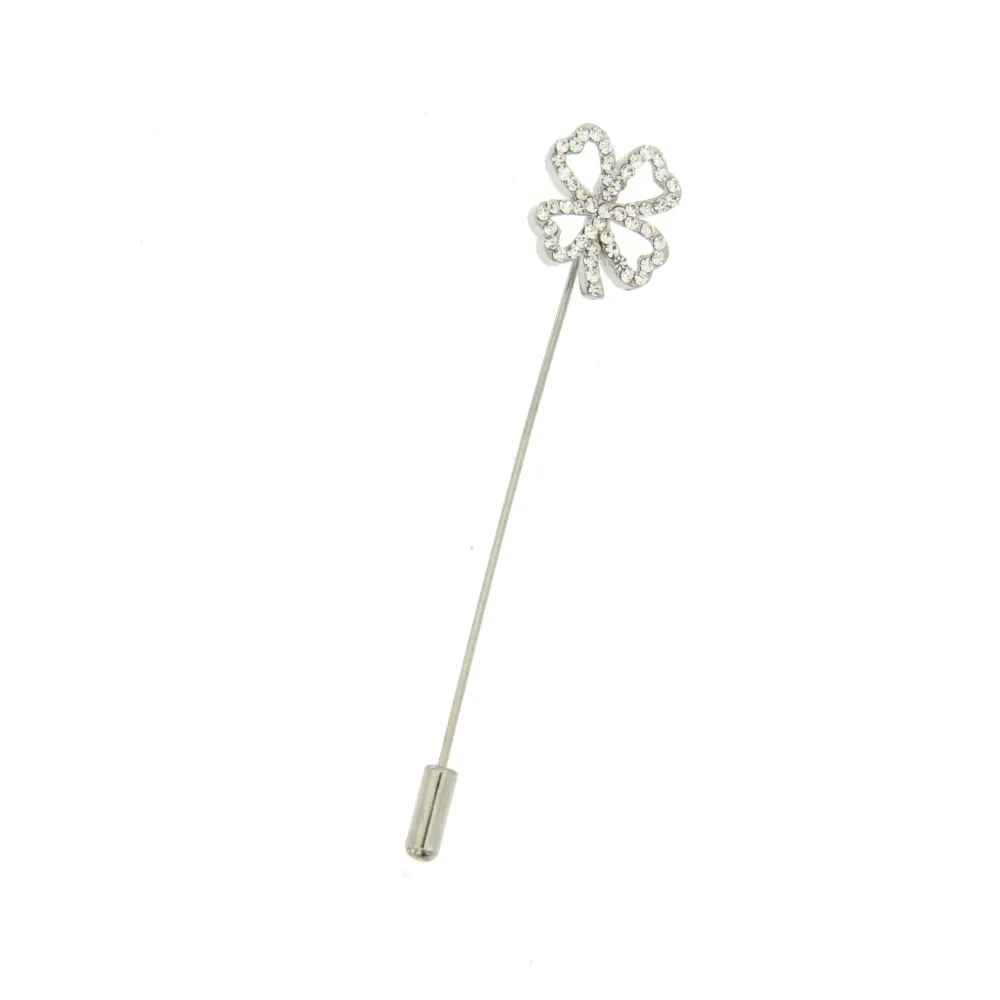 SP-Quadrifoglio 5539- Spilla ad Ago 9 cm - SPM-0610