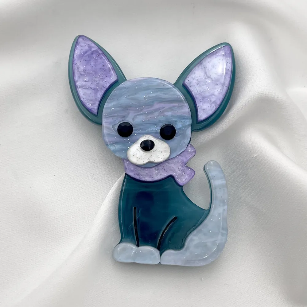 Cane Chiwawa-Spilla in Resina - SPM-0944