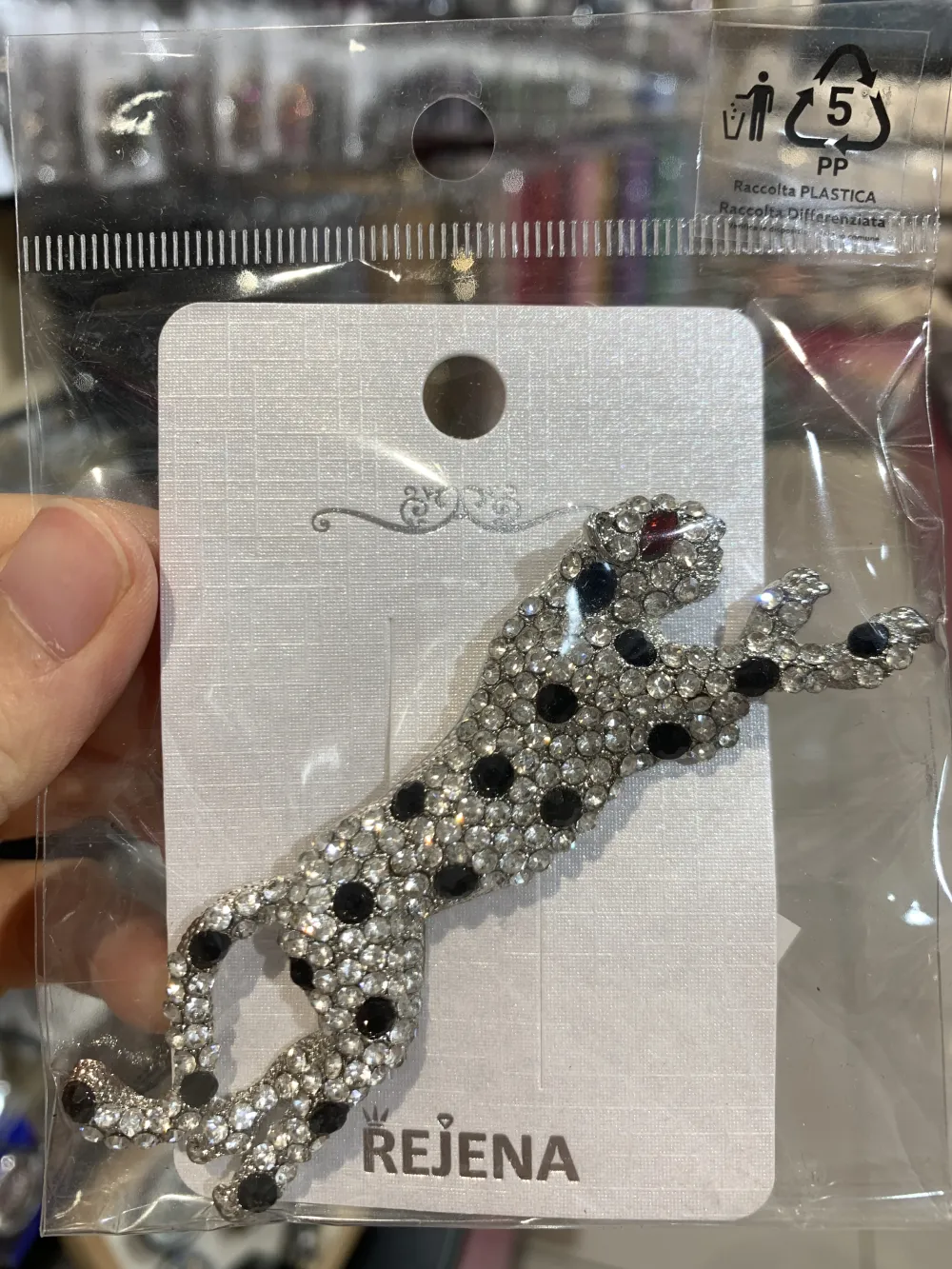 Pantera Media-Spilla Grossa in Metallo - SPM-321-180 Pantera