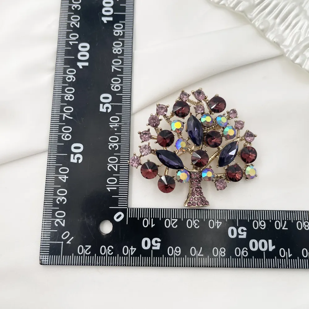 Albero della Vita-Spilla con Strass - SPM-321-232