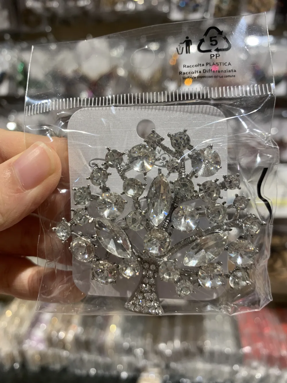 Albero della Vita-Spilla con Strass - SPM-321-232