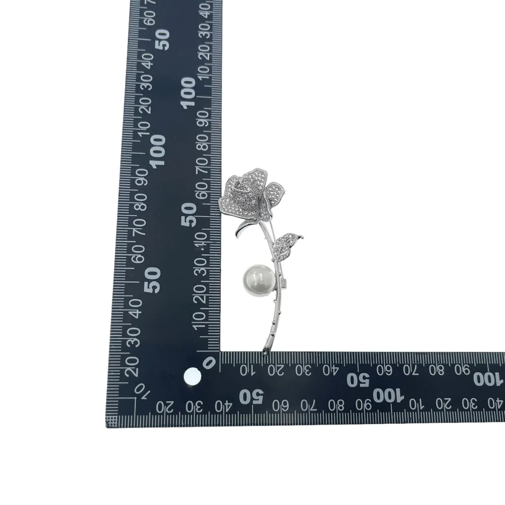 Fiore Rosa-Spilla con Zirconia - SPM-506-176
