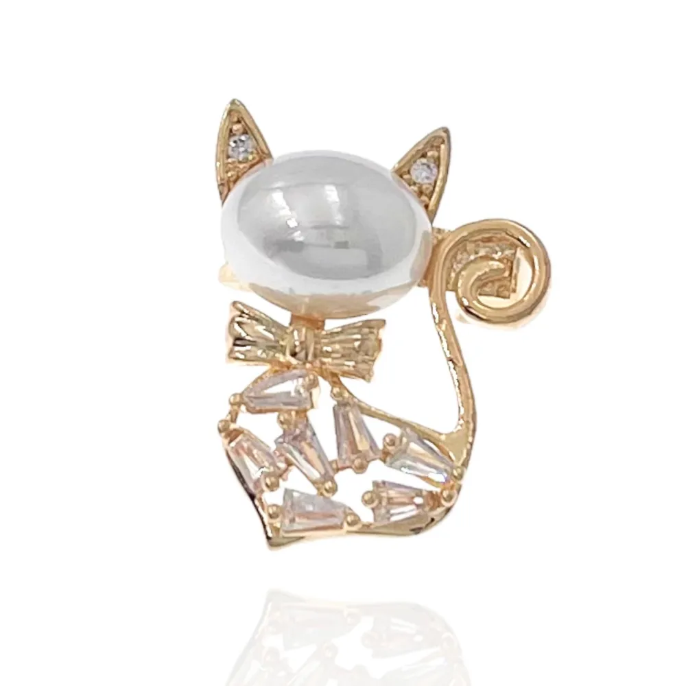 Gatto-Spilla Piccola con Zirconia - SPM-506-196