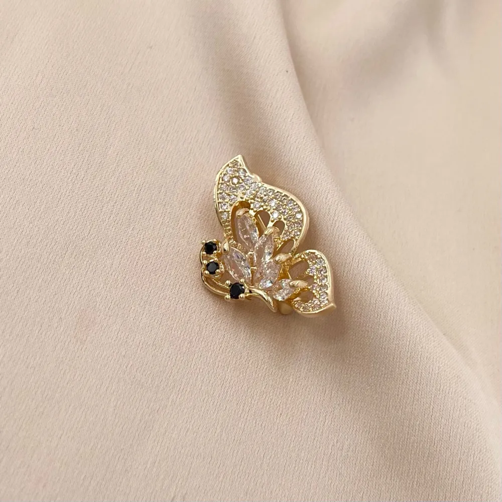 Farfalla-Spilla Piccola con Zirconia - SPM-506-208