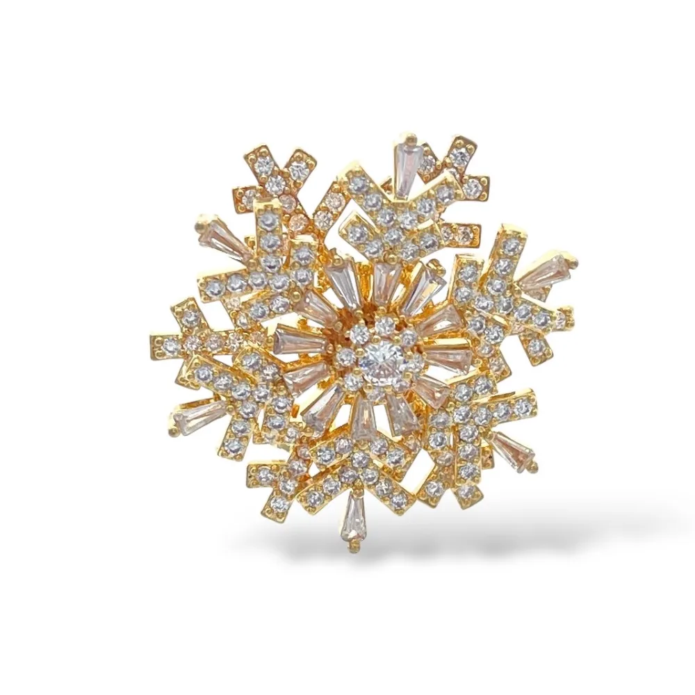 Fiocco di Neve-Spilla con Zirconia - SPM-506-268