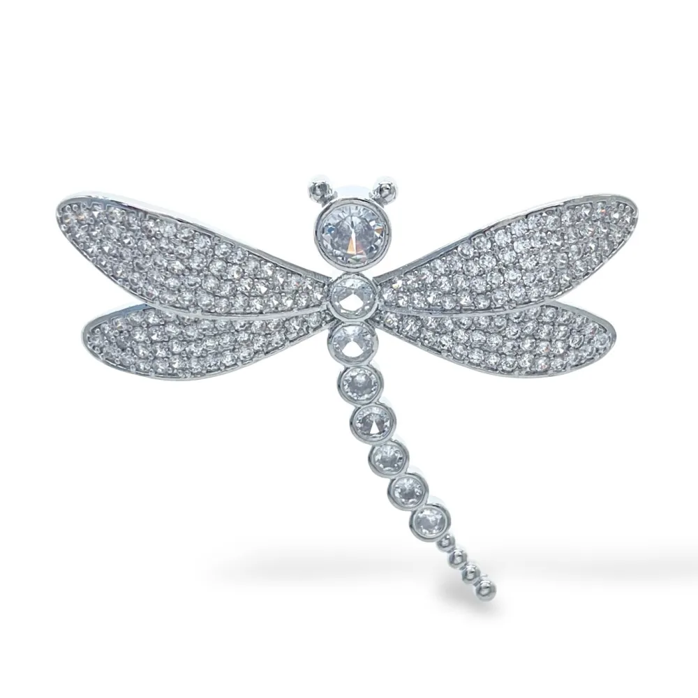 Libellula-Spilla con Zirconia - SPM-506-286