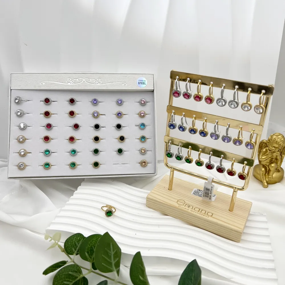 Punto Luce Tondo -36pz Anelli Regolabili in Acciaio - AAR-103-AA4708R