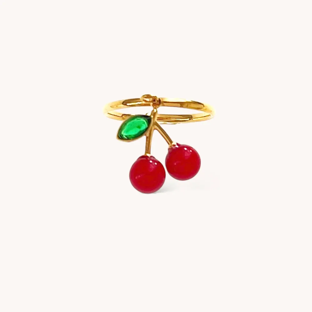 Ciliegia -Anello Regolabile in Acciaio - AAR-103-AA5163R