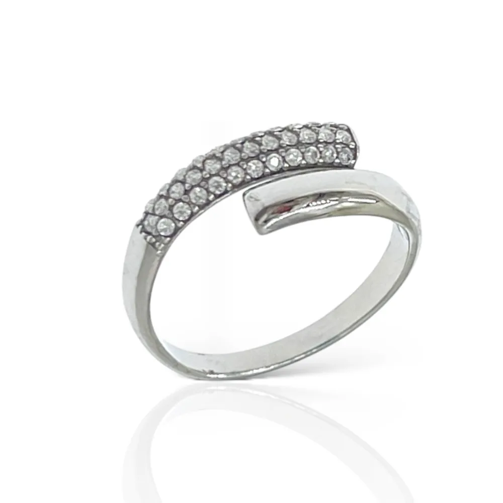 Semplice -Anello Regolabile in Acciaio - AAR-103-AA5169R