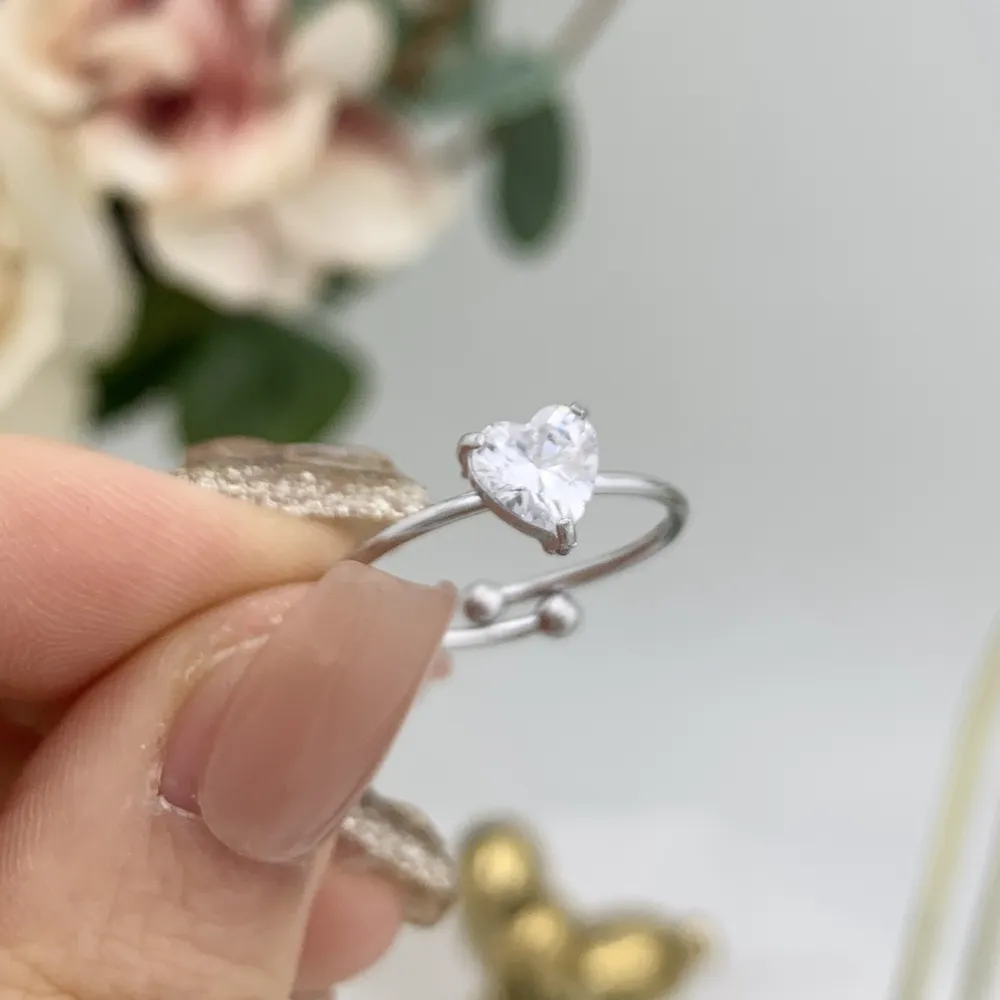 Mix con Punto Luce-60Pz Anelli Regolabili in Acciaio - AAR-105-178