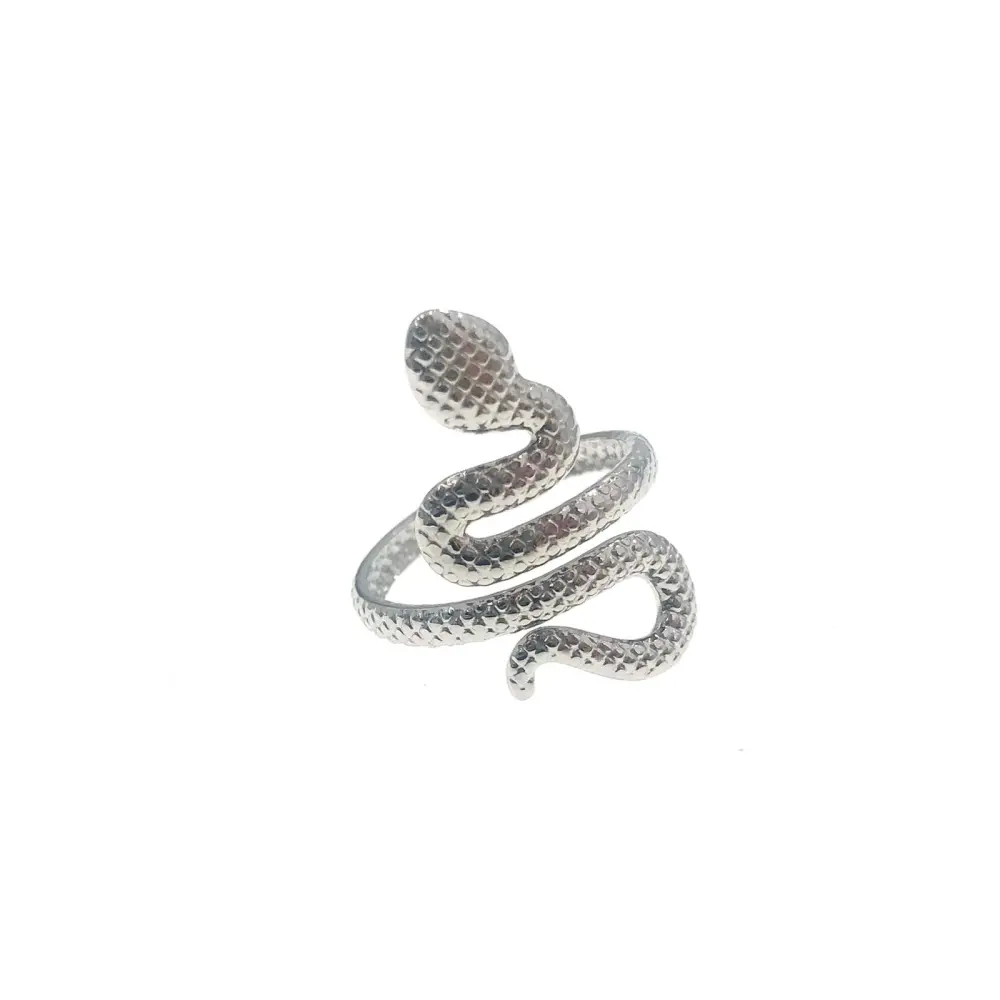 Serpente-12pz Anelli Regolabili in Acciaio - AAR208-229