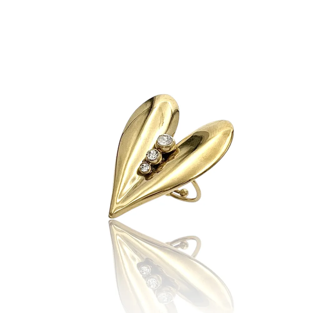 Cuore -Anello Regolabile in Acciaio - AAR-759-11