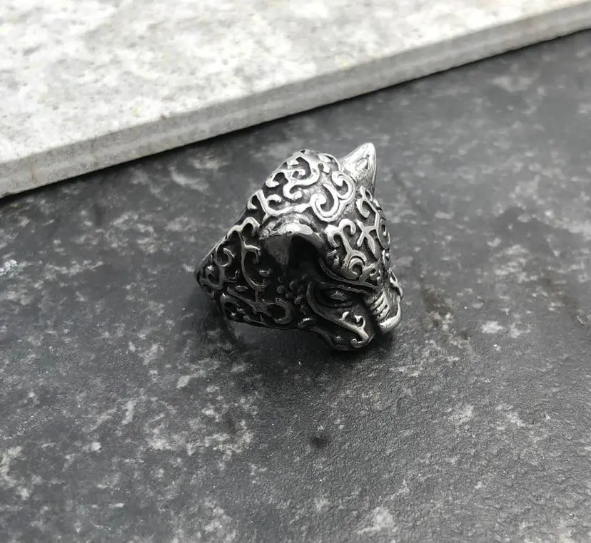 Leopardo-12pz Anelli in Acciaio - AAU423-28