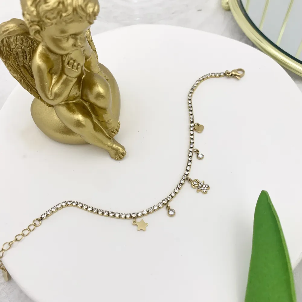 Tennis con Bimba-Bracciale in Acciaio - BAC-103-AA2539B Bimba