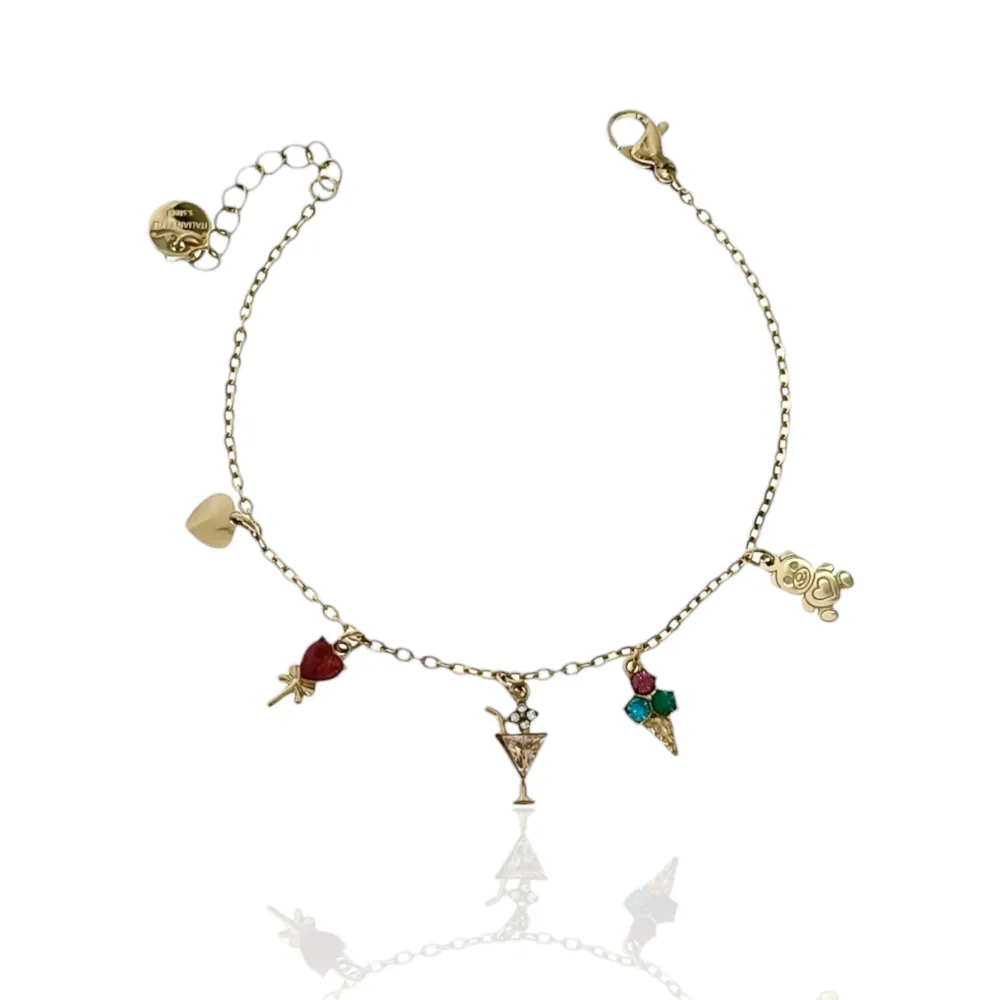 Orsetto Gelato -Bracciale in Acciaio con Chiusura - BAC-103-AA2754B