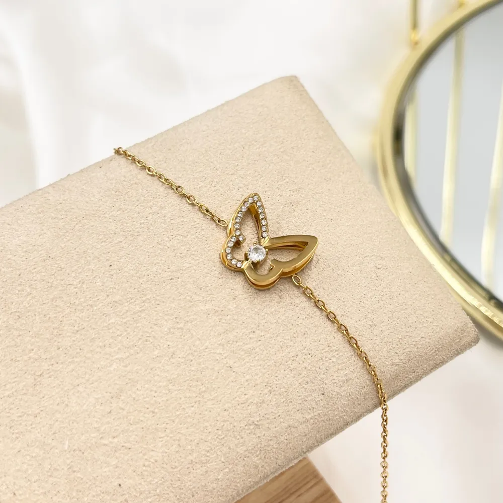 Farfalla-Bracciale in Acciaio - BAC-103-AA4104B