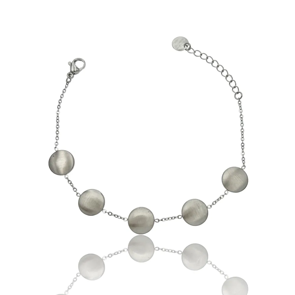 Tondo -Bracciale in Acciaio - BAC-103-AA4288B