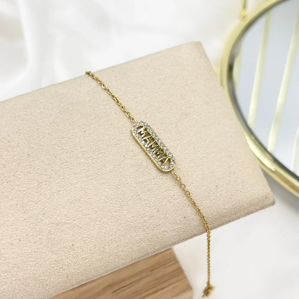 Mamma-Bracciale in Acciaio - BAC-103-AA4369N