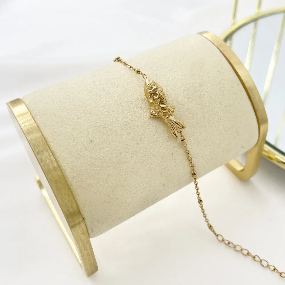 Pesce-Bracciale in Acciaio - BAC-103-AA5099B