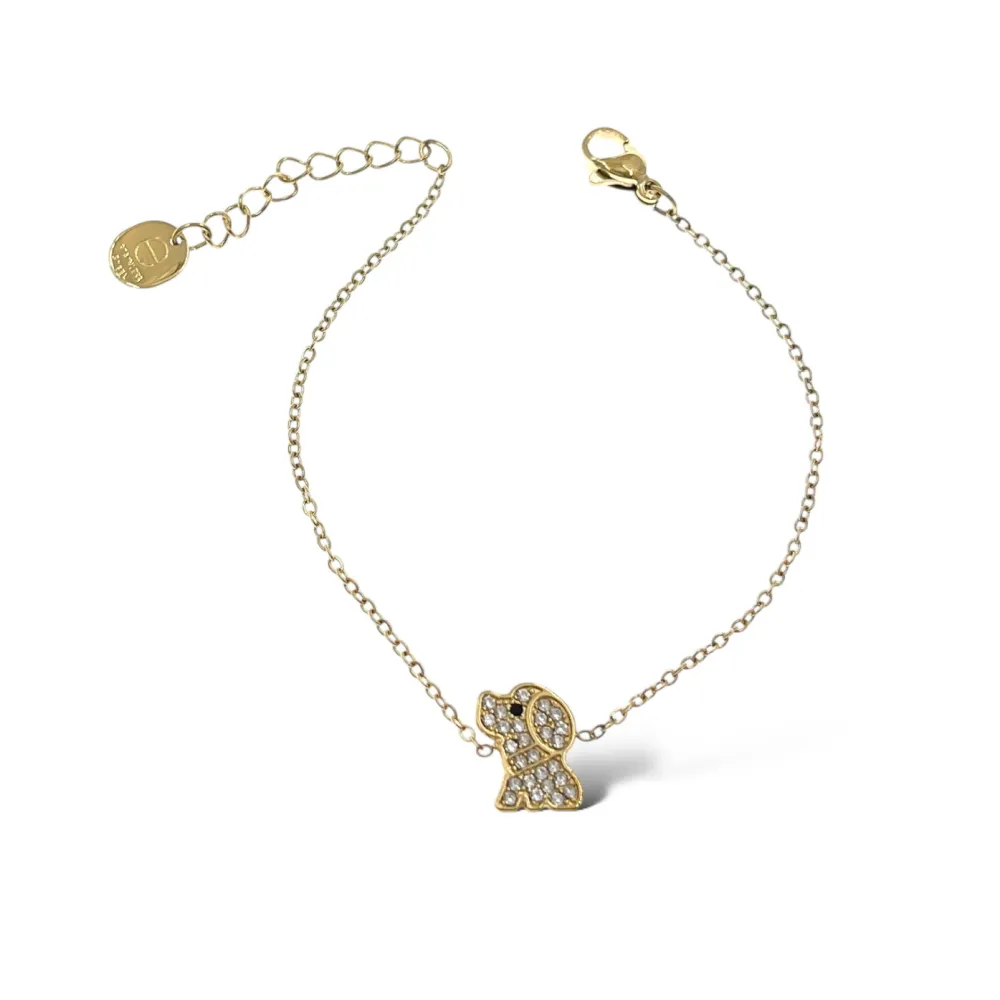 Cane Cagnolino-Bracciale in Acciaio - BAC-103-AA5263B