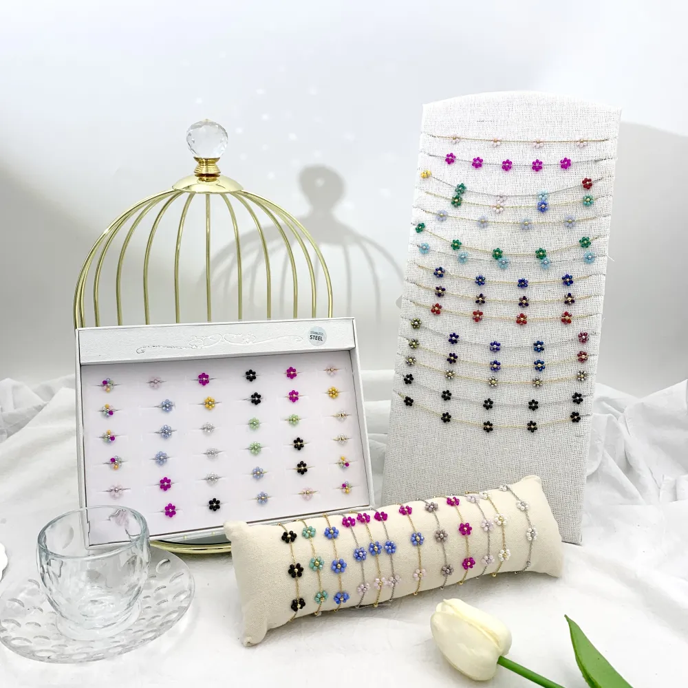 Fiore Margherita -Bracciale in Acciaio - BAC-103-AA66B