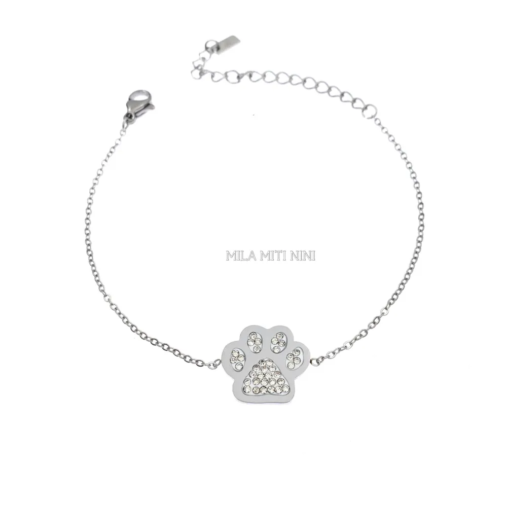 BAC413-2393-Zampa-Bracciale in Acciaio - BAC413-2393