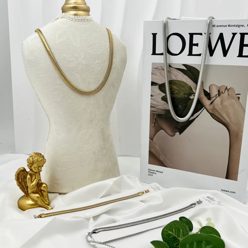 Serpente 5mm -Bracciale in Acciaio - BAC-413-3126A