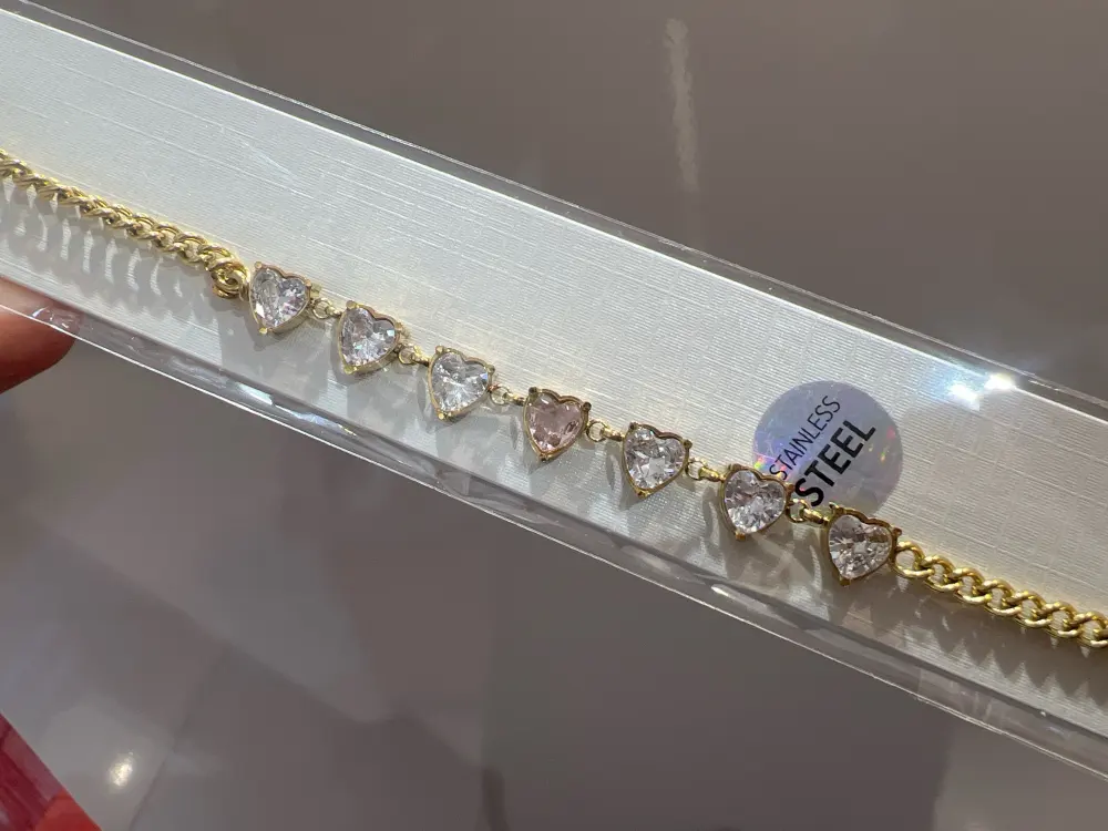 Punto Luce con Cuore-Bracciale in Acciaio - BAC-AA3207B