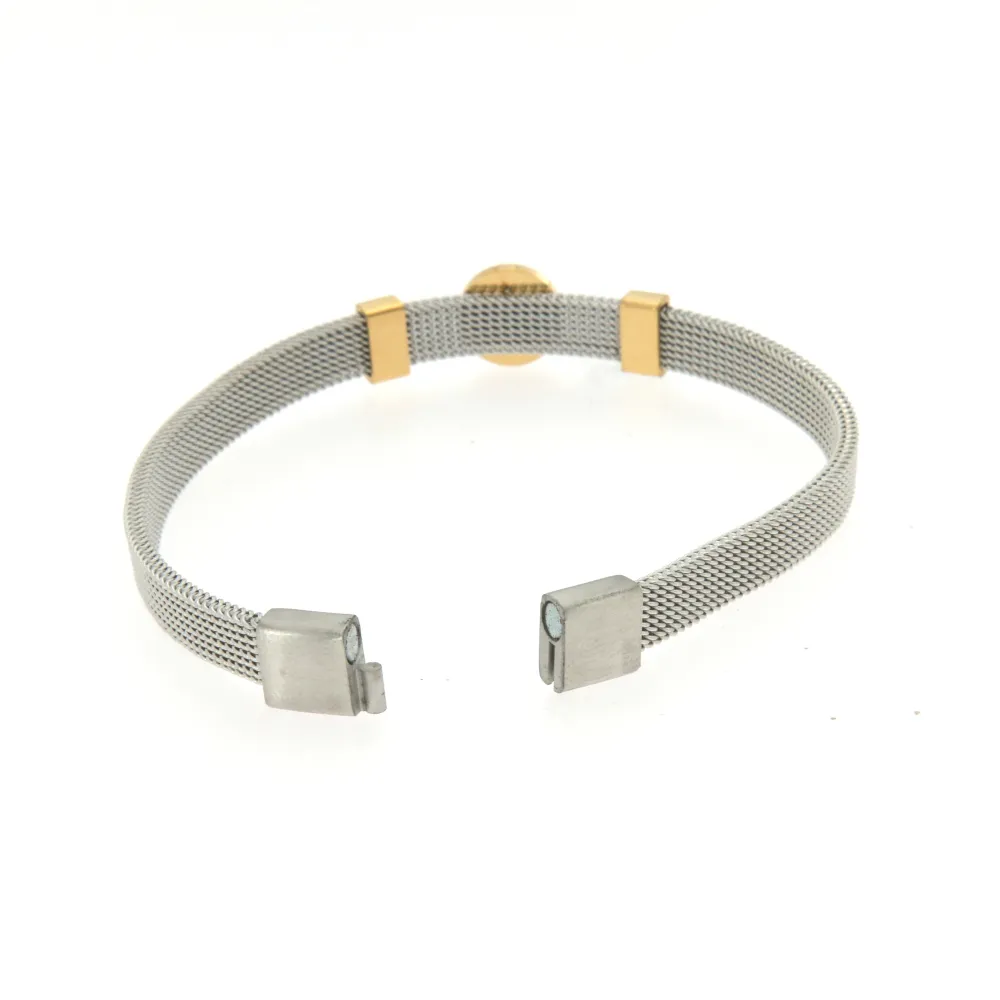 BAC-Tondo 5514 - Bracciali con Chiusura in Acciaio - BAC-Tondo 5514 - Bracciali con Chiusura in Acciaio