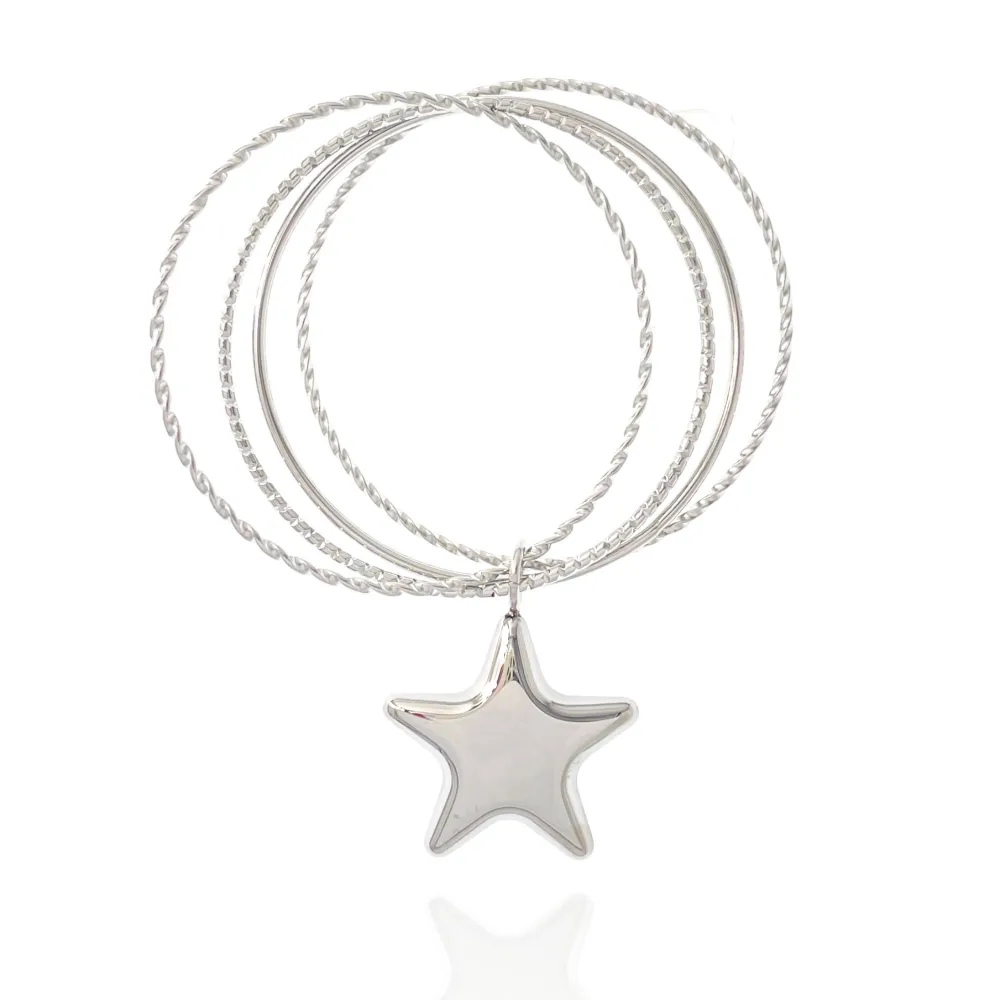 Stella-Bracciali Multifili Rigidi in Acciaio - BAR-103-AA3367B