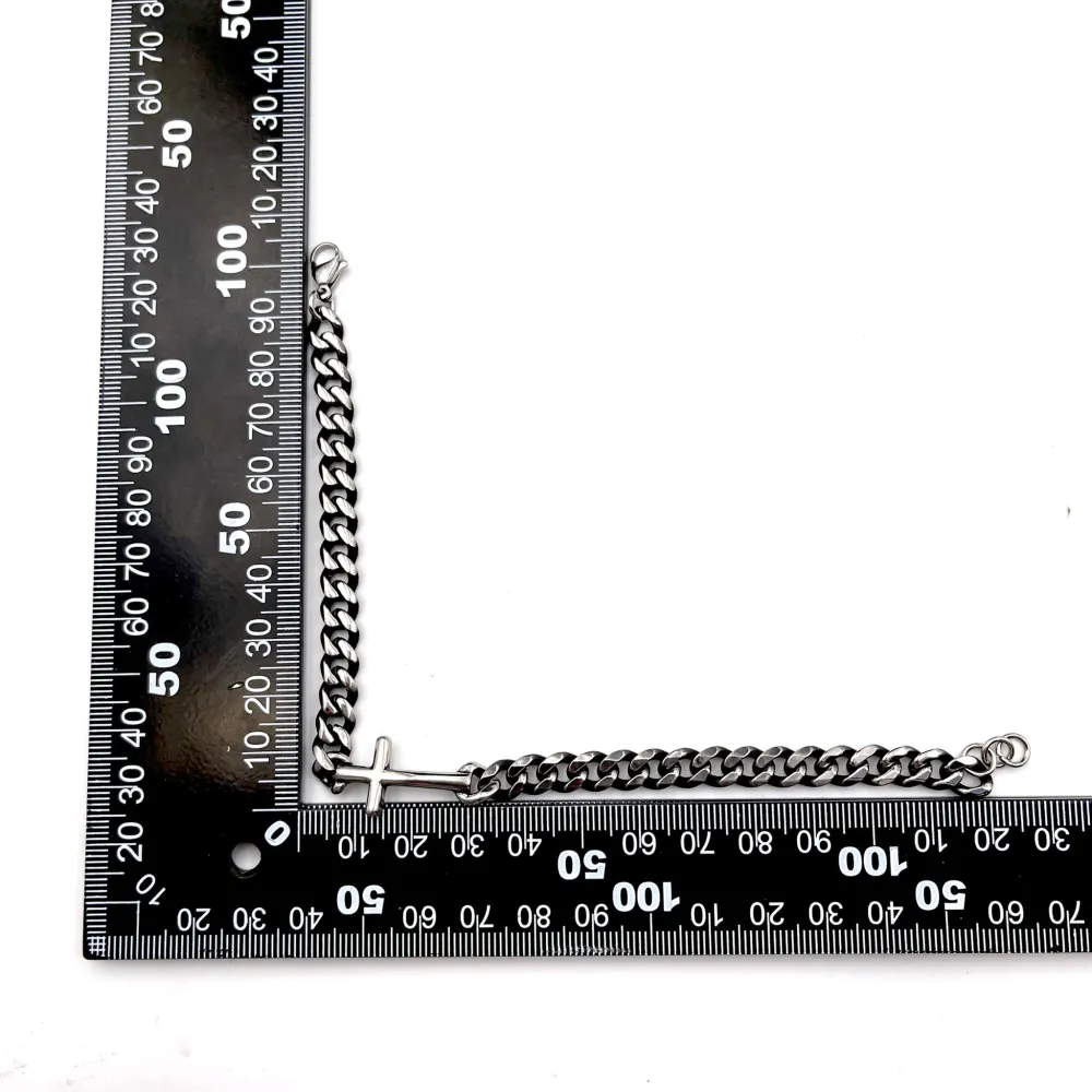 Pietrine-Bracciale in Acciaio da Uomo - BAU-600-B112