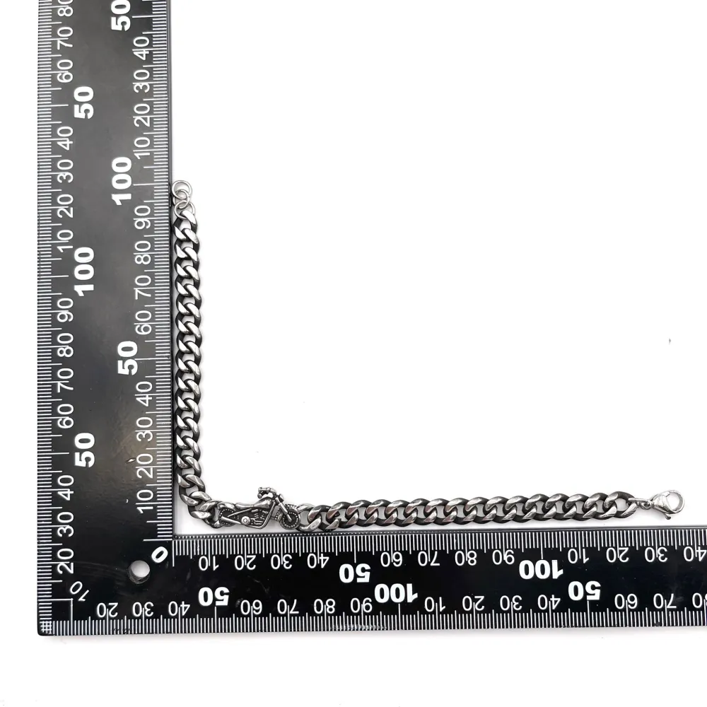 Moto-Bracciali in Acciaio da Uomo - BAU-600-B118