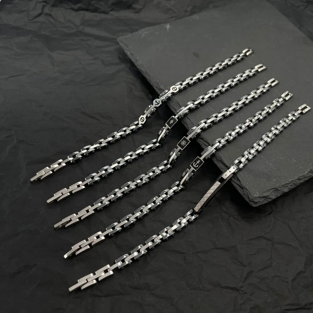 Àncora-Bracciale Uomo in Acciaio - BAU-600-B158S