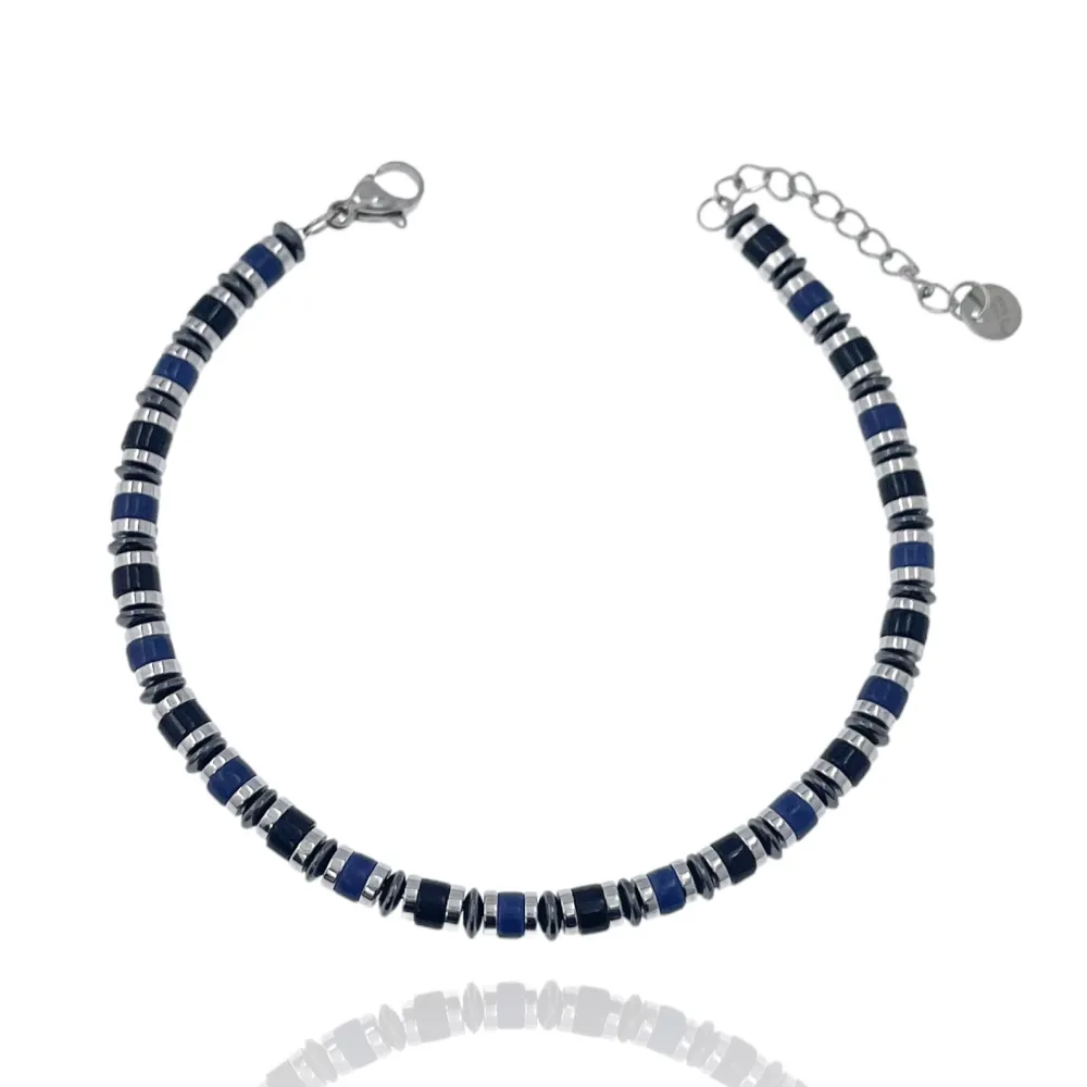 Semplice-Bracciale in Acciaio da Uomo - BAU-600-H191