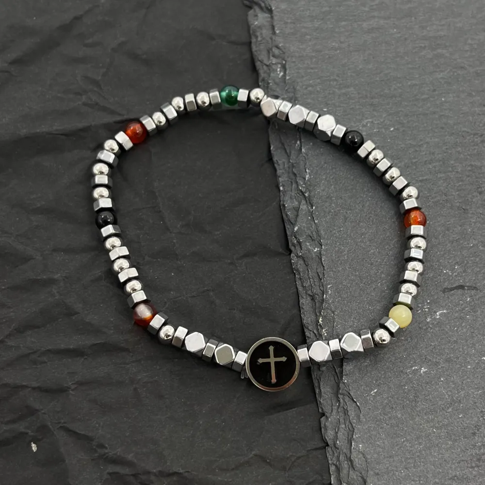 Croce-Bracciale Elastico in Acciaio - BAU-600-H241