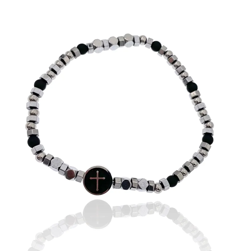 Croce-Bracciale Elastico in Acciaio - BAU-600-H241