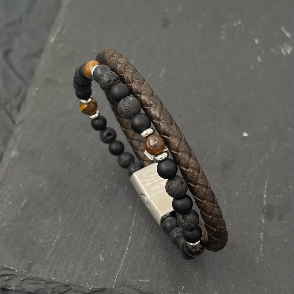 Multifili -Bracciale in Acciaio da Uomo - BAU-600-H257