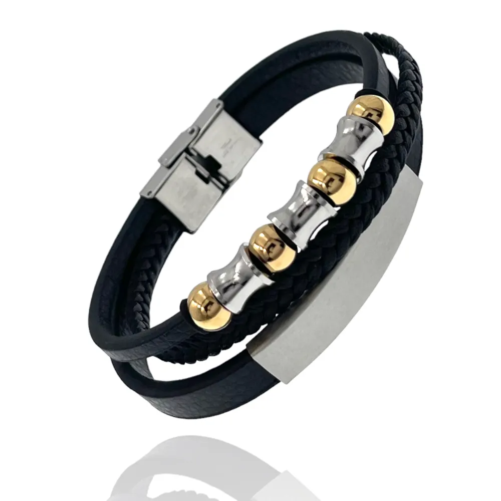 Multifili-Bracciale Uomo in Acciaio - BAU-720-07